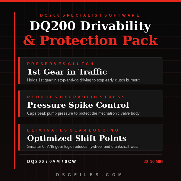 DQ200 Drivability / Protection Pack