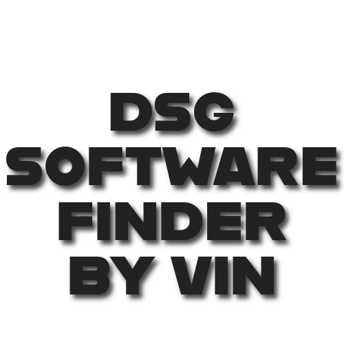 DSG Software Finder By VIN