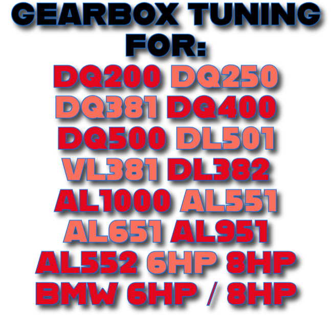 Gearbox Remaping Service - DSG Tuning